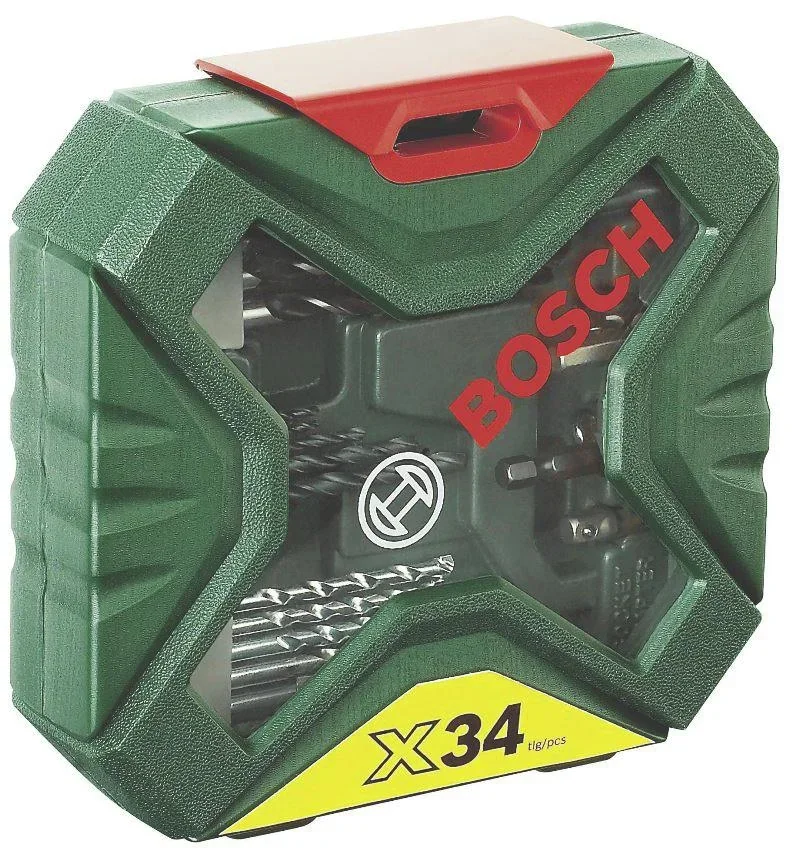 X-Line Classic Bohrer- und Schrauber Set 34-teilig - 0