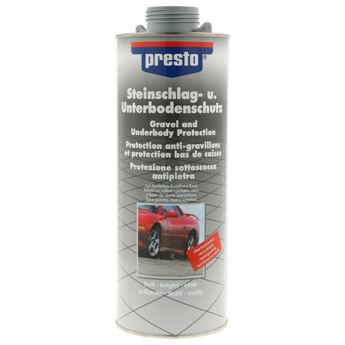 Steinschlagschutz, überlackierbar, Farbe hell, 1000 ml - 1