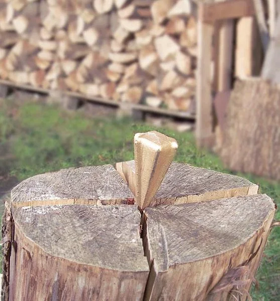 Holzspaltkeil "Spaltrakete" - aus gehärtetem Stahl - 1