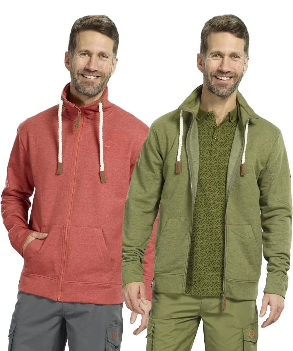 Sweatjacke, Farbe oliv, Gr.L - 0
