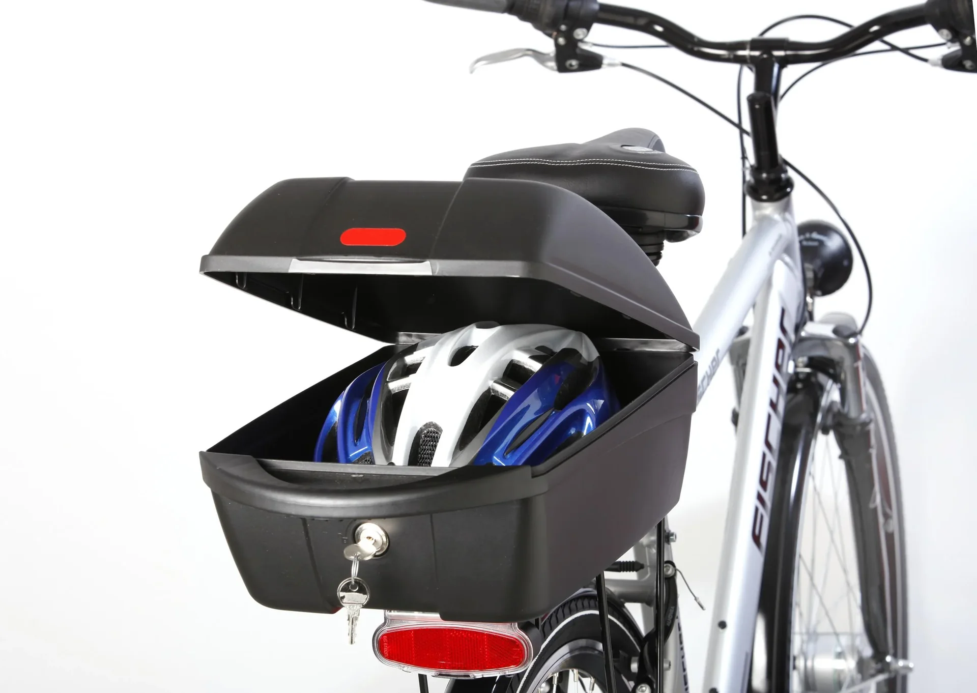Fahrrad Gepäckbox, abschließbar, mit Reflektor - 2