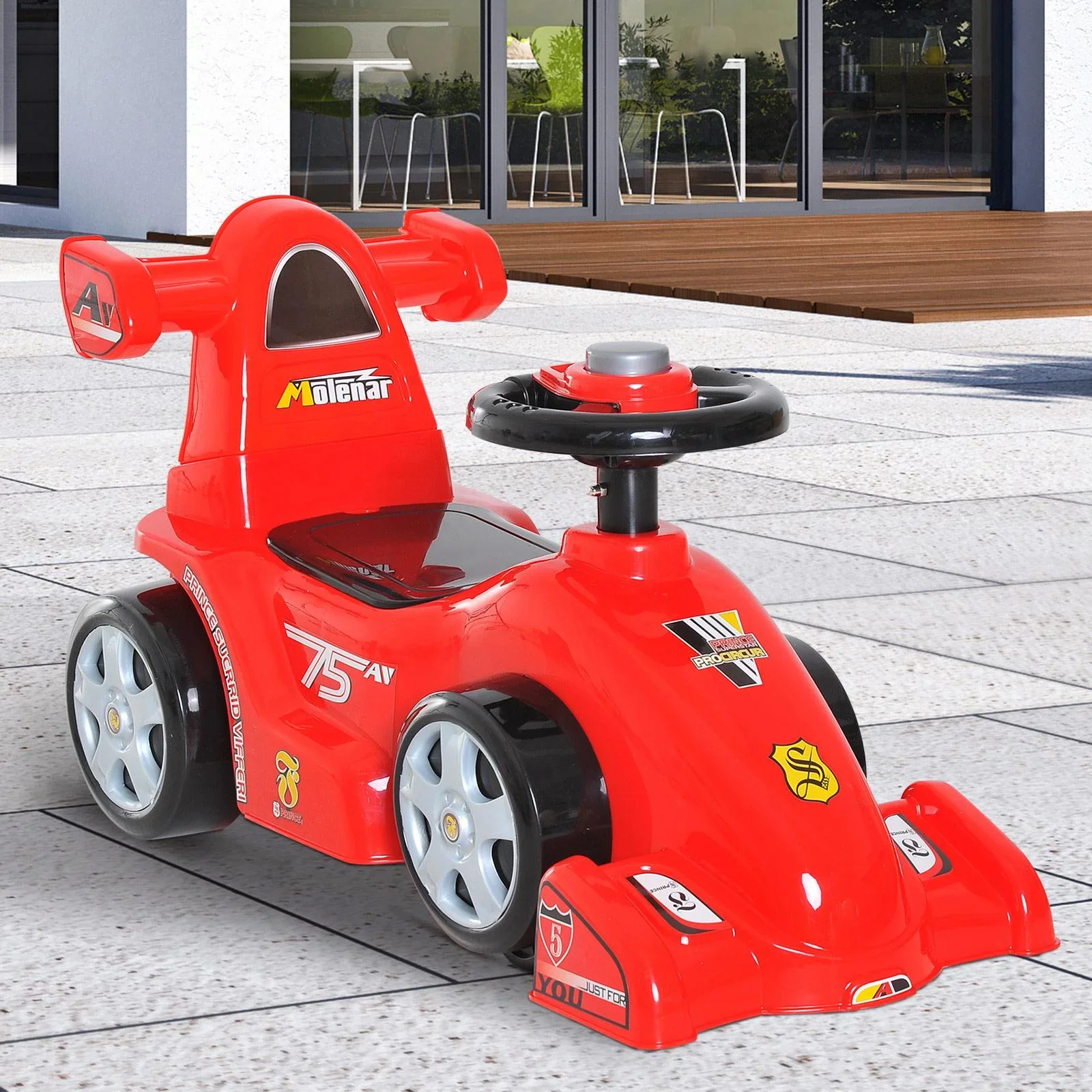 Rutschauto Kinder Rennauto Kinderauto Formel 1 Rot - 0