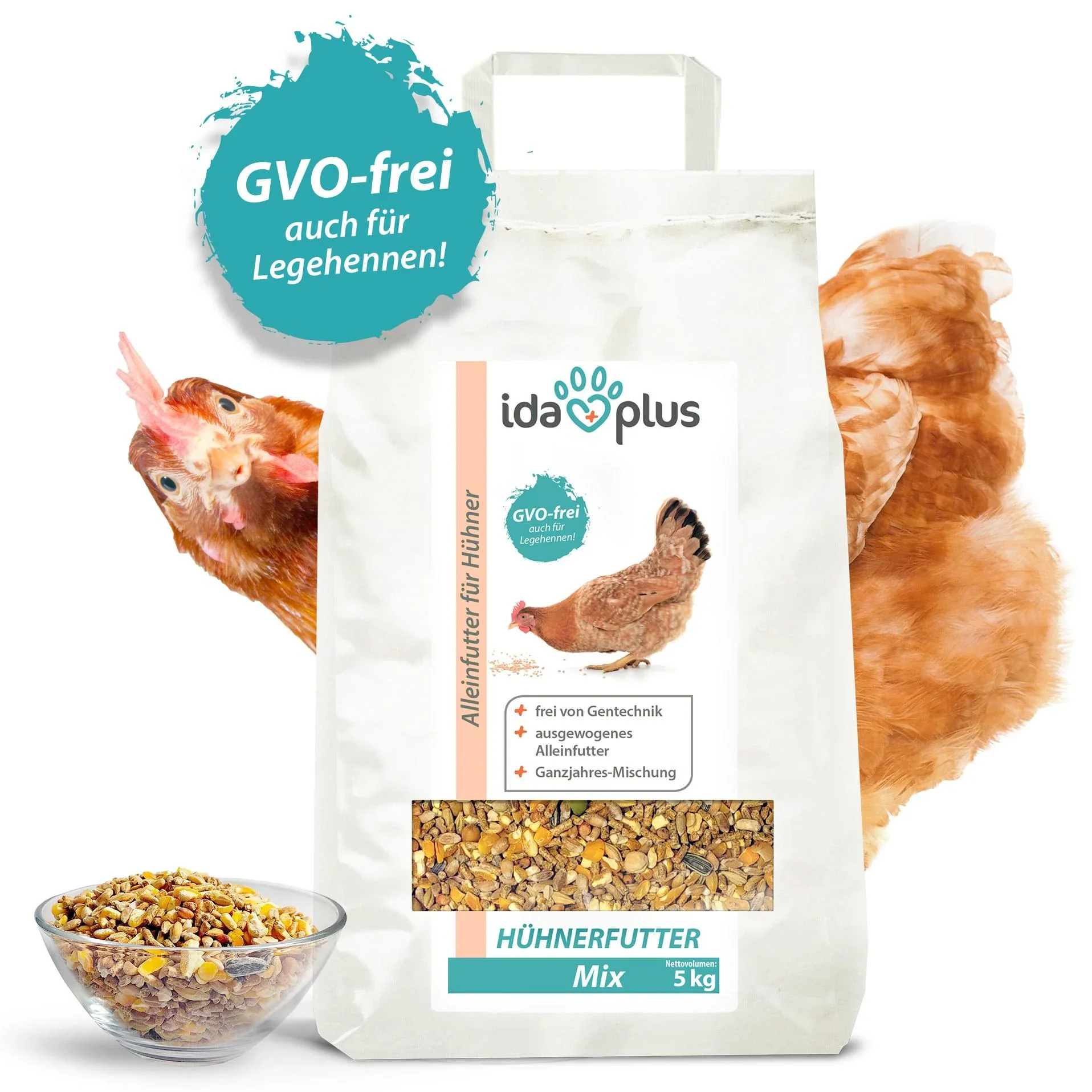 Hühnerfutter Mix, 5 kg - 1