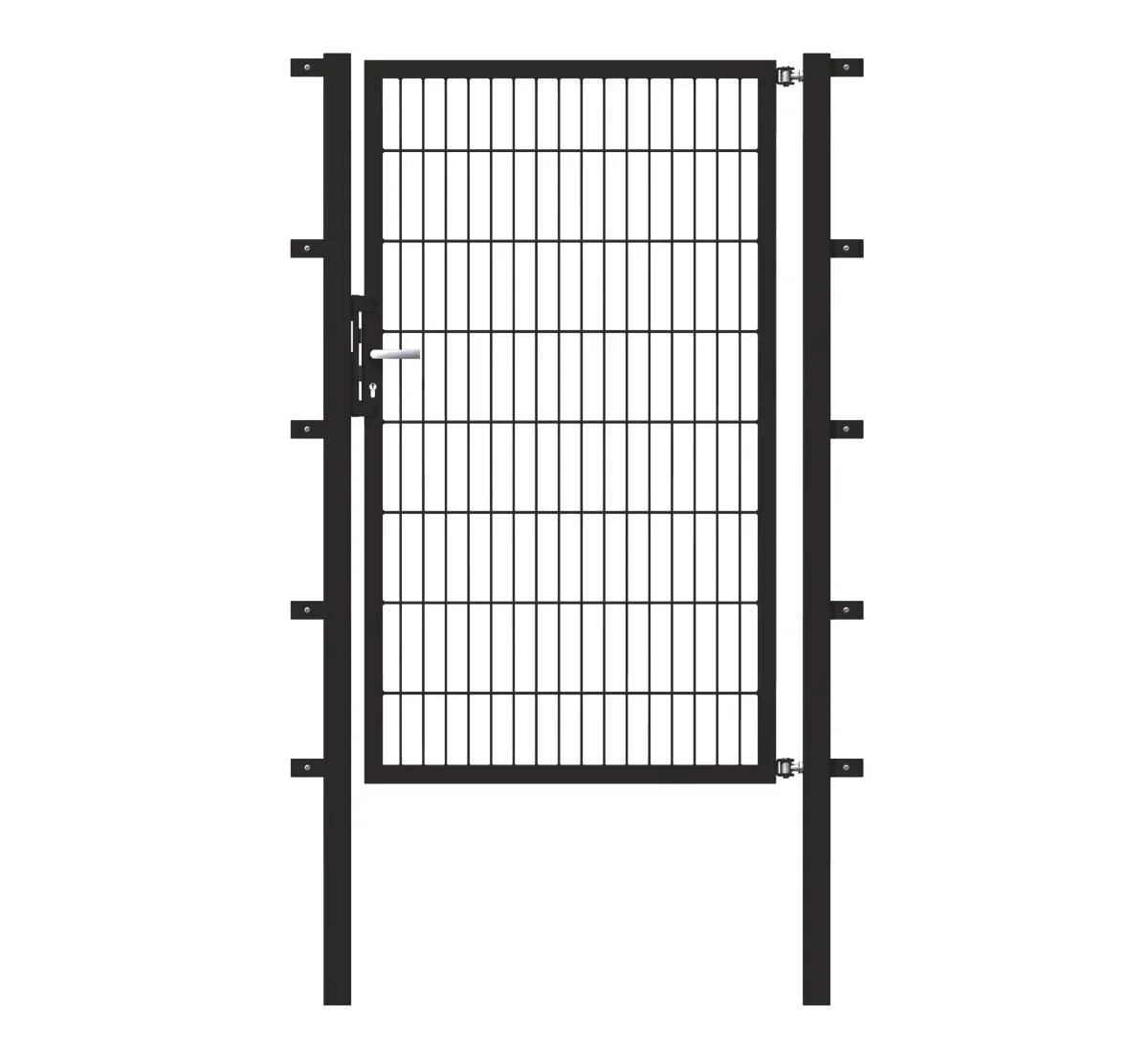 Einzeltor Flexo mit Zubehör, anthrazit/ Breite 100 cm, Höhe 160 cm - 0