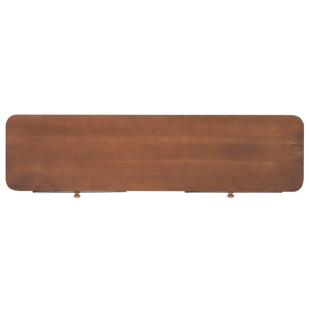 Wandtisch mit 2 Schubladen 120x30x75 cm Kiefer massiv - 1