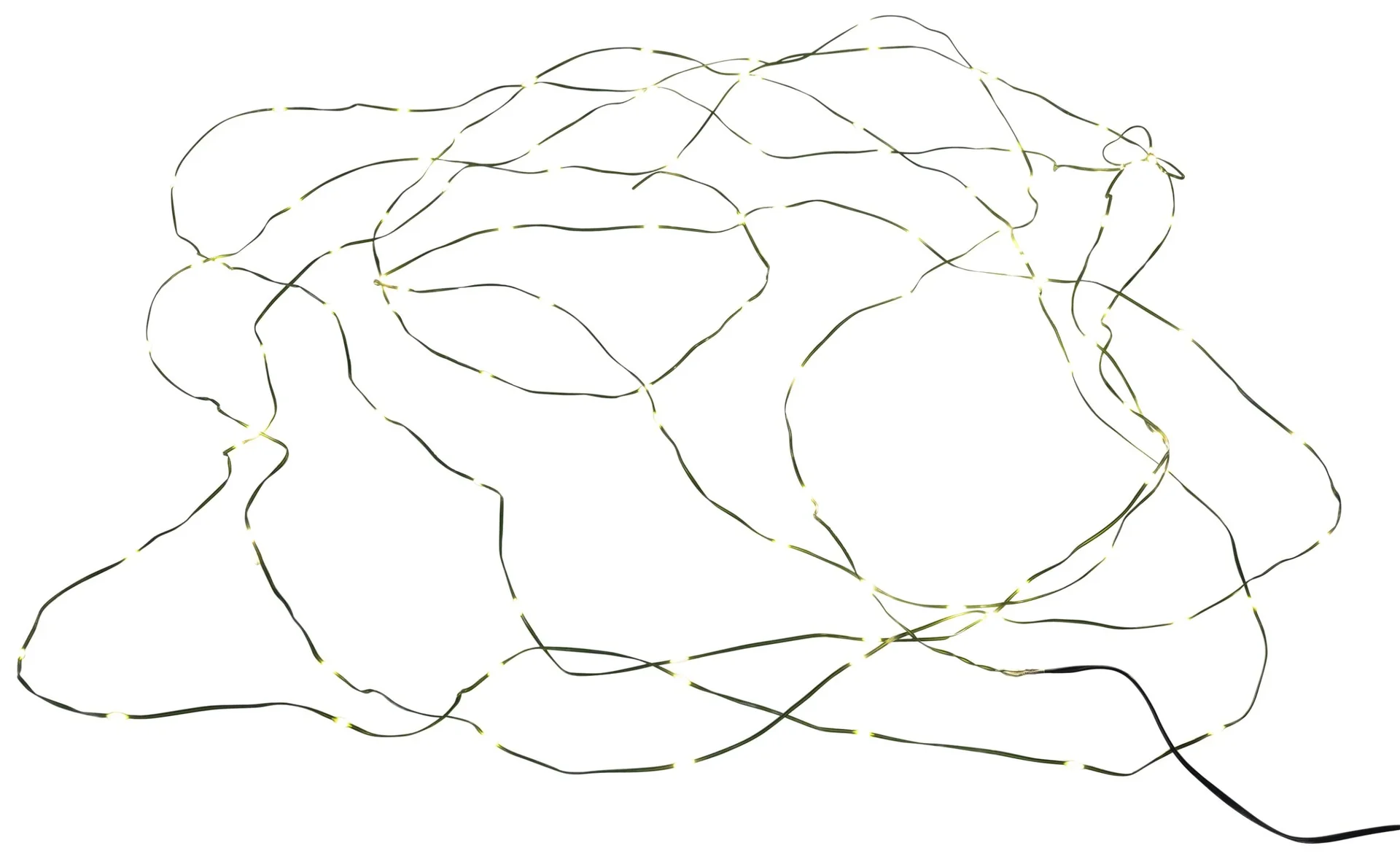 LED Lichterkette mit 100 warmweißen LEDs - 1