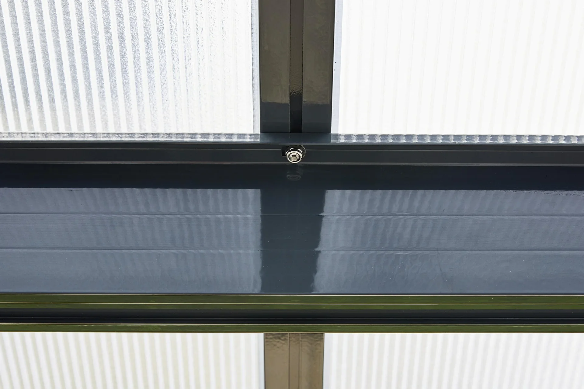 Terrassendach Bausatz, Farbe anthrazit, 5460 x 3060 mm - 5