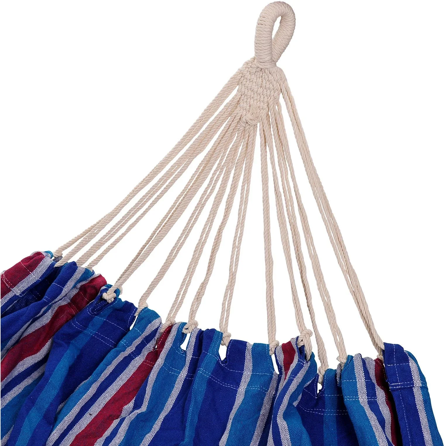 Mehrpersonen Hängematte 210x150cm Familien 210kg blau-rot - 3