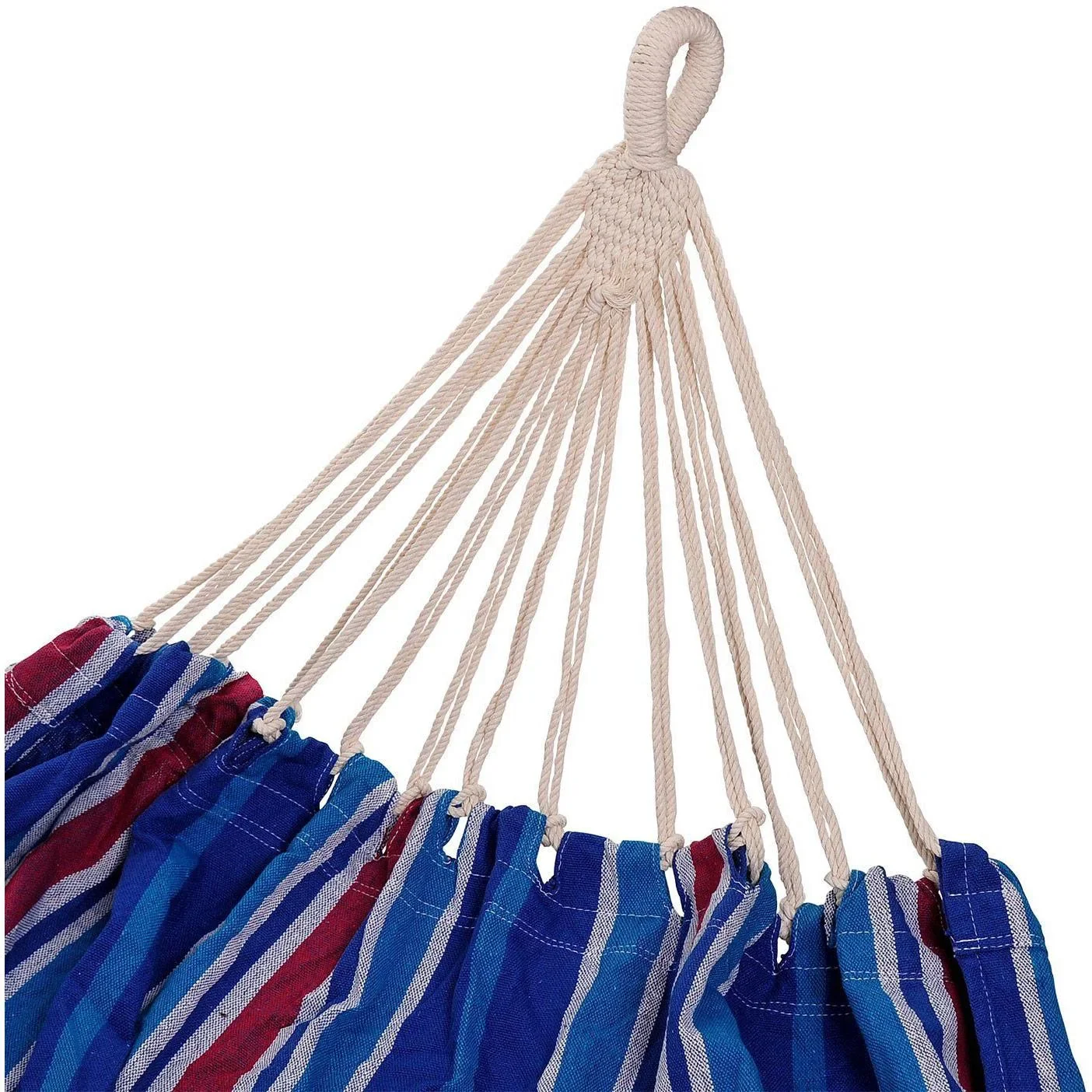 Mehrpersonen Hängematte 210x150cm Familien 210kg blau-rot - 4