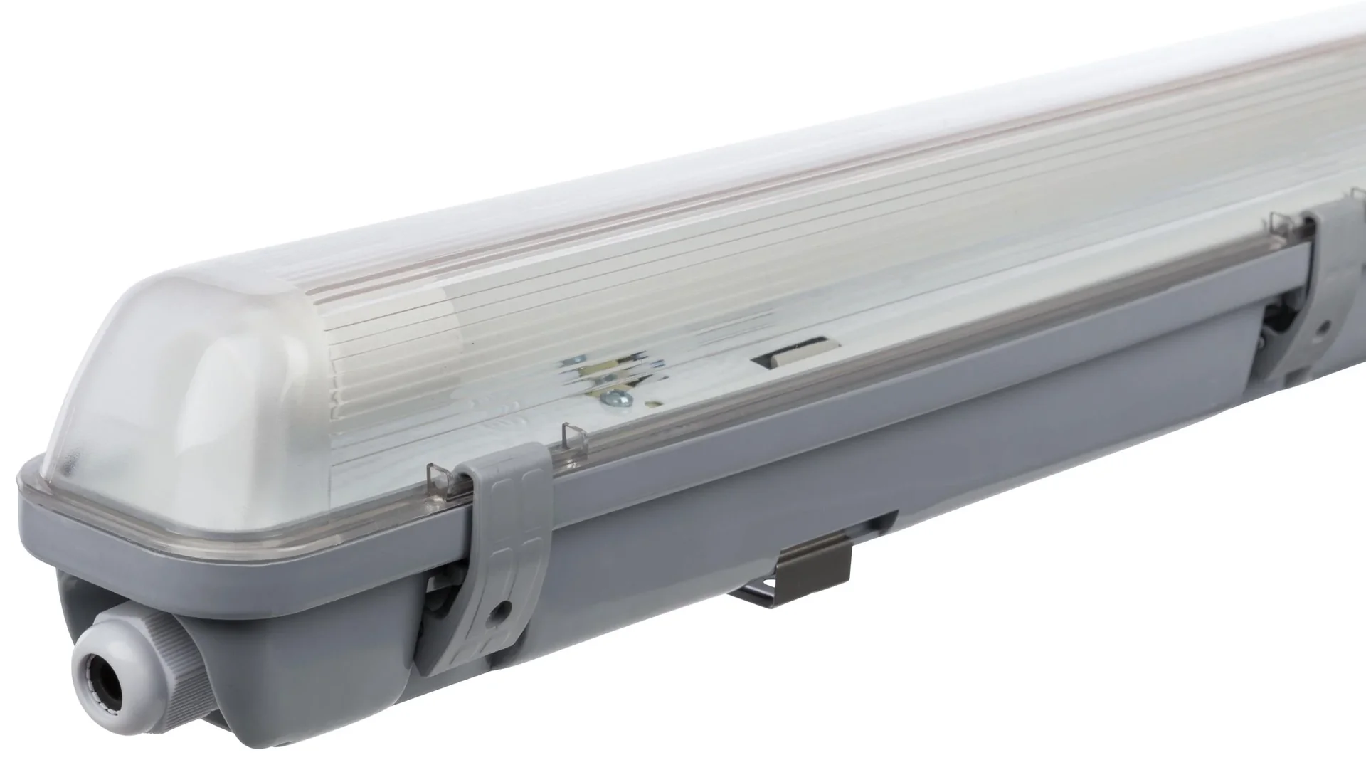 LED Feuchtraumleuchte, 1-flammig, 18 Watt, kaltweiß, IP65, ca. 120 cm - 7