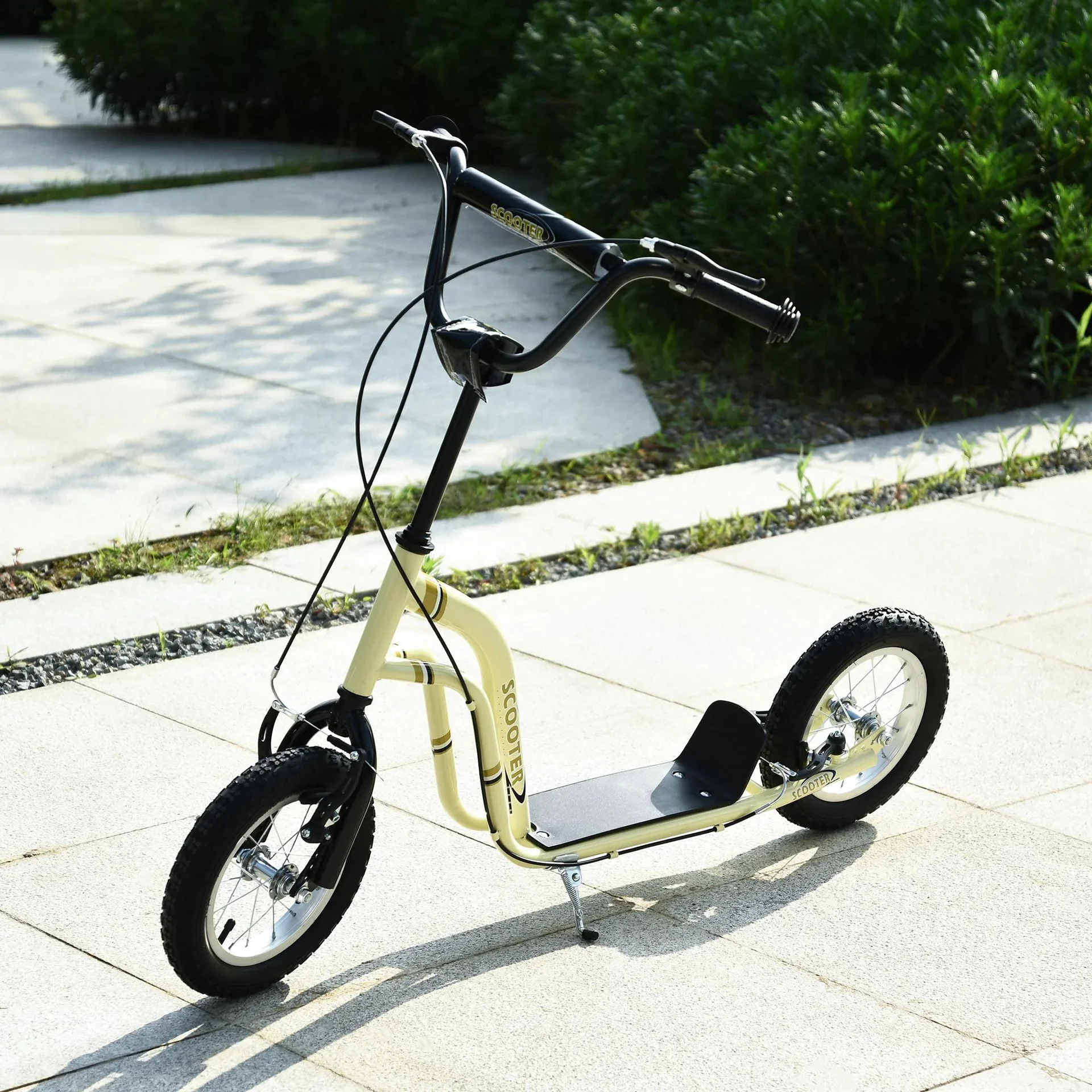 Tretroller mit Handbremse - 4