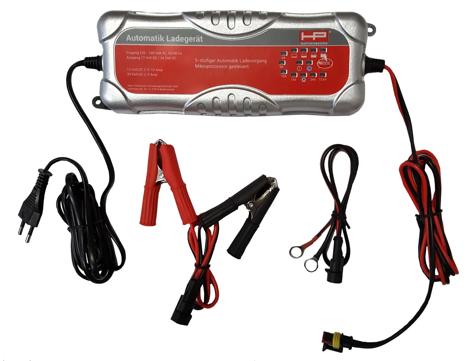 Mikroprozessor-Batterieladegerät Smart - 12 / 24 Volt - 1