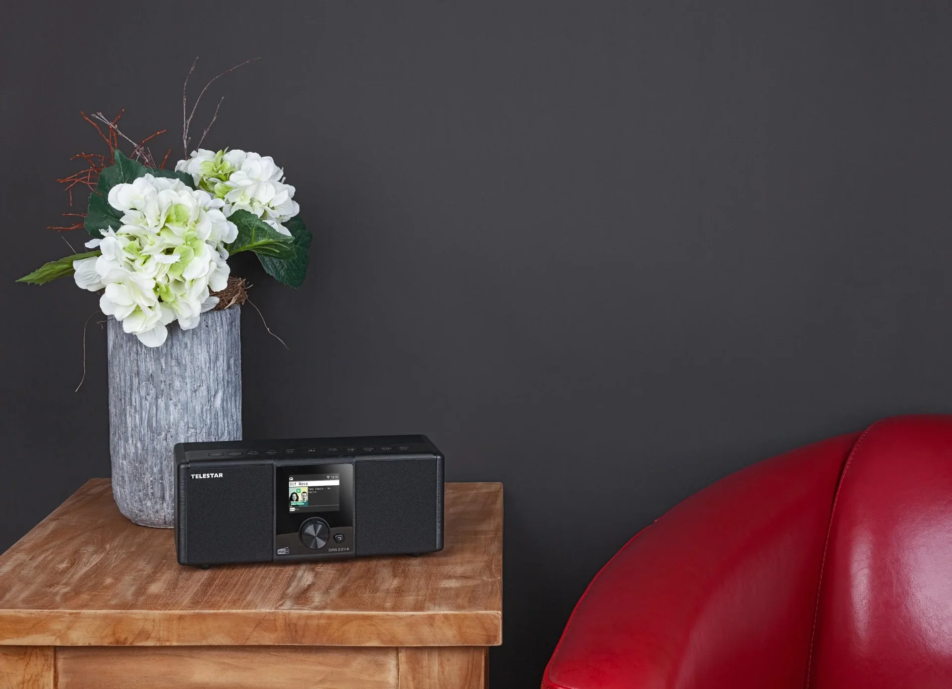 Multifunktions Stereoradio DIRA S21i+ UKW,DAB+, Internet, Wecker und USB Aufnahme, Bluetooth - 3