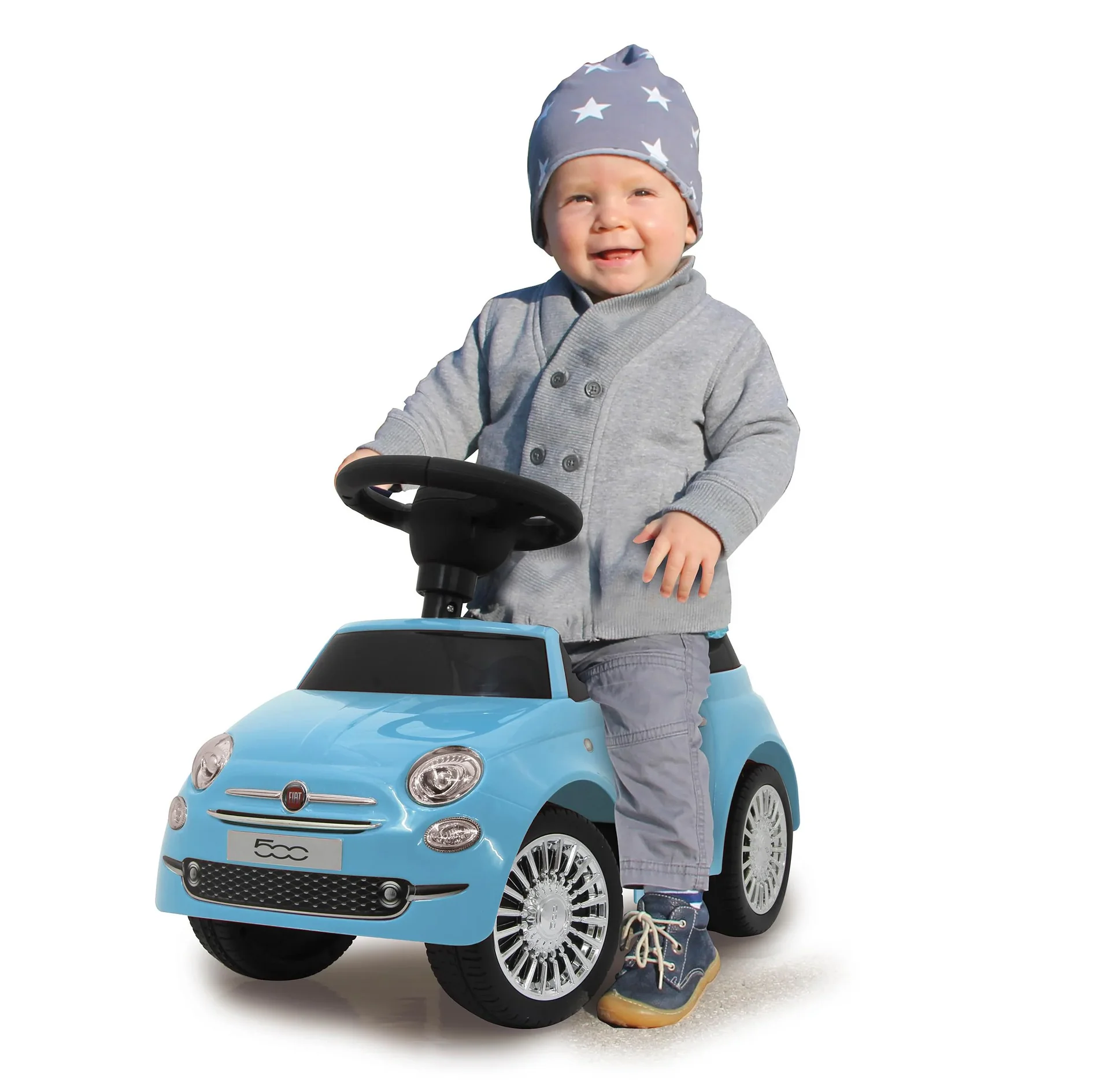 Rutscher Fiat 500 blau - 0