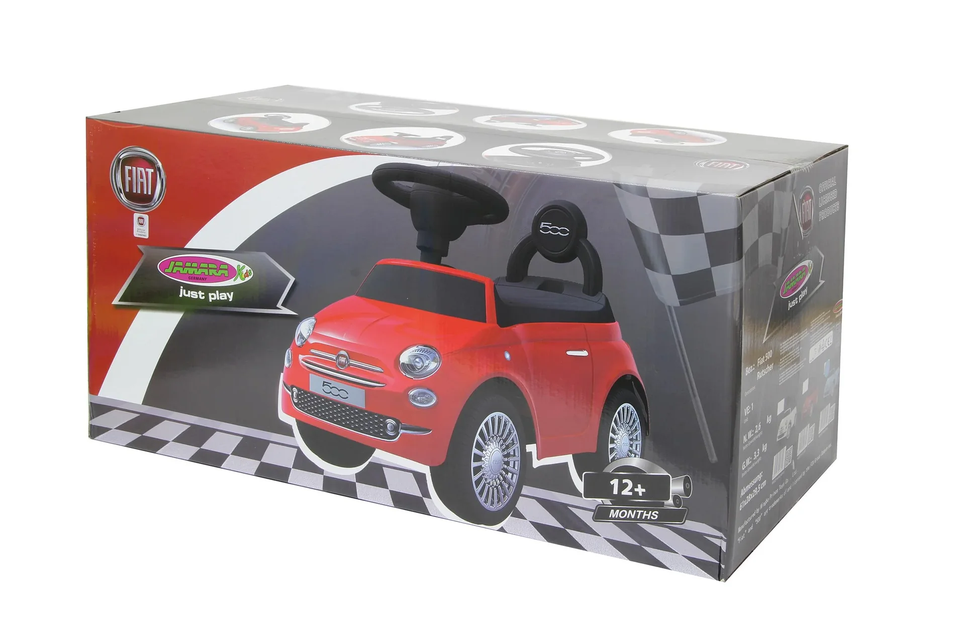 Rutscher Fiat 500 blau - 1