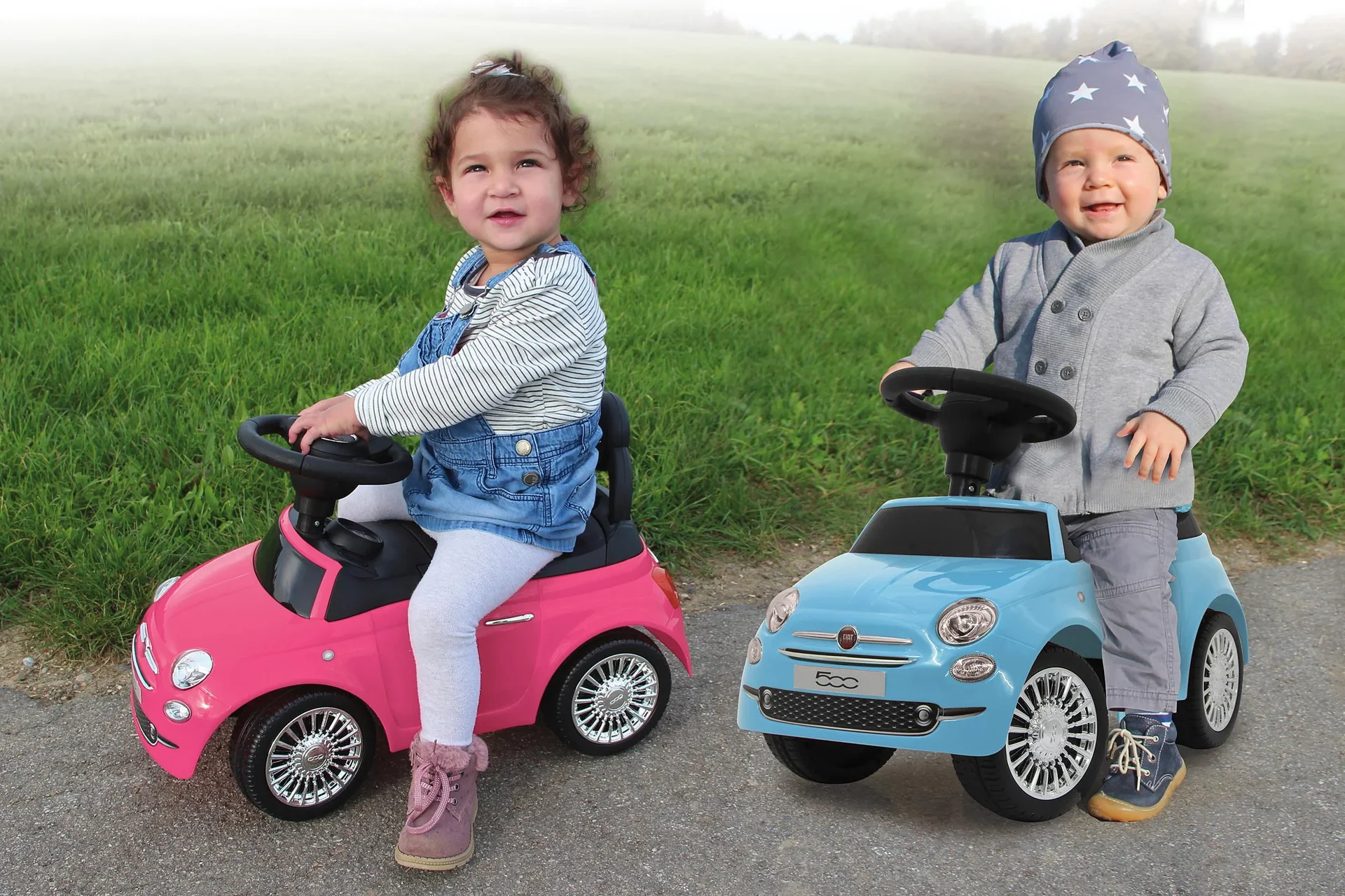 Rutscher Fiat 500 blau - 4