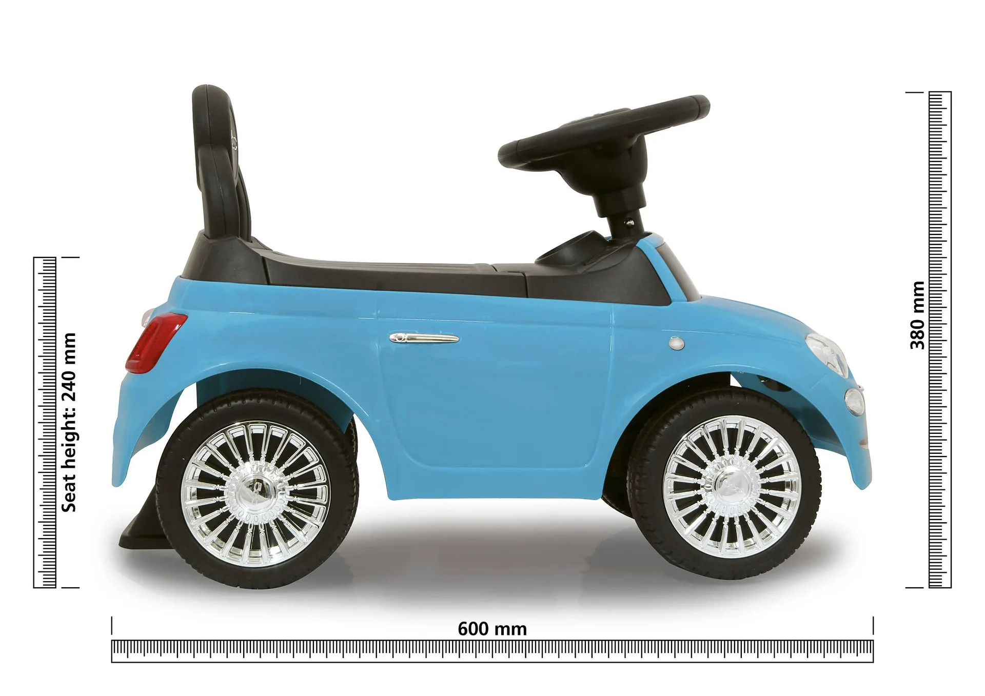 Rutscher Fiat 500 blau - 5