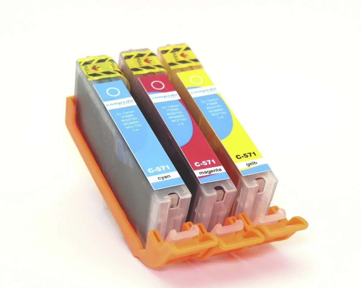 Druckerpatrone für Canon CLI-571 Multipack XL 3P - 1
