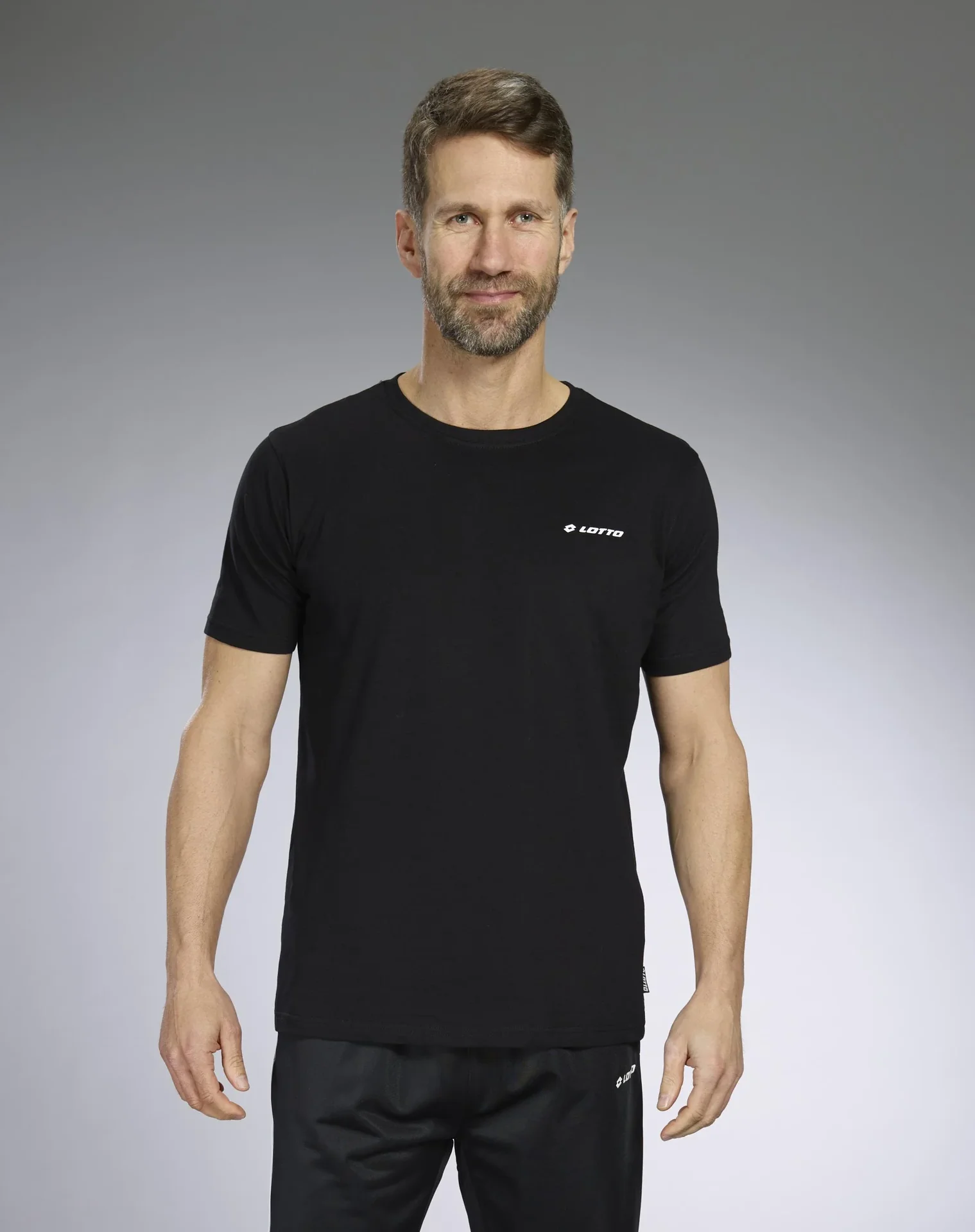 T-Shirts im Doppelpack, Farbe schwarz, Gr.M - 0