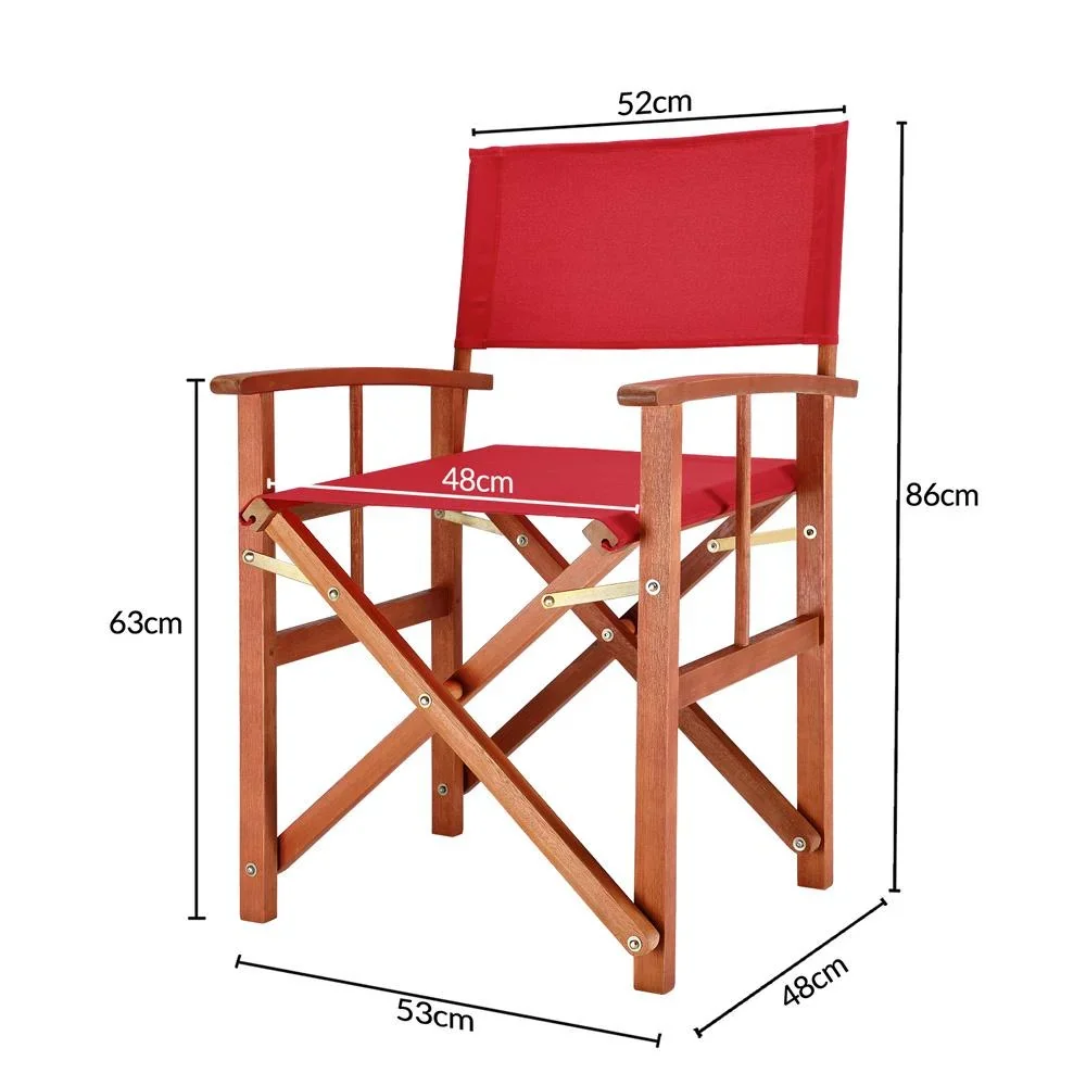 Chefklappstuhl Cannes Rot FSC - 2