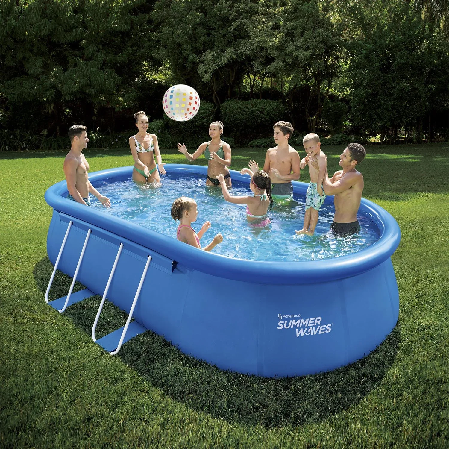 Quick Set Pool 549 x 305 x 107 cm blau - 2