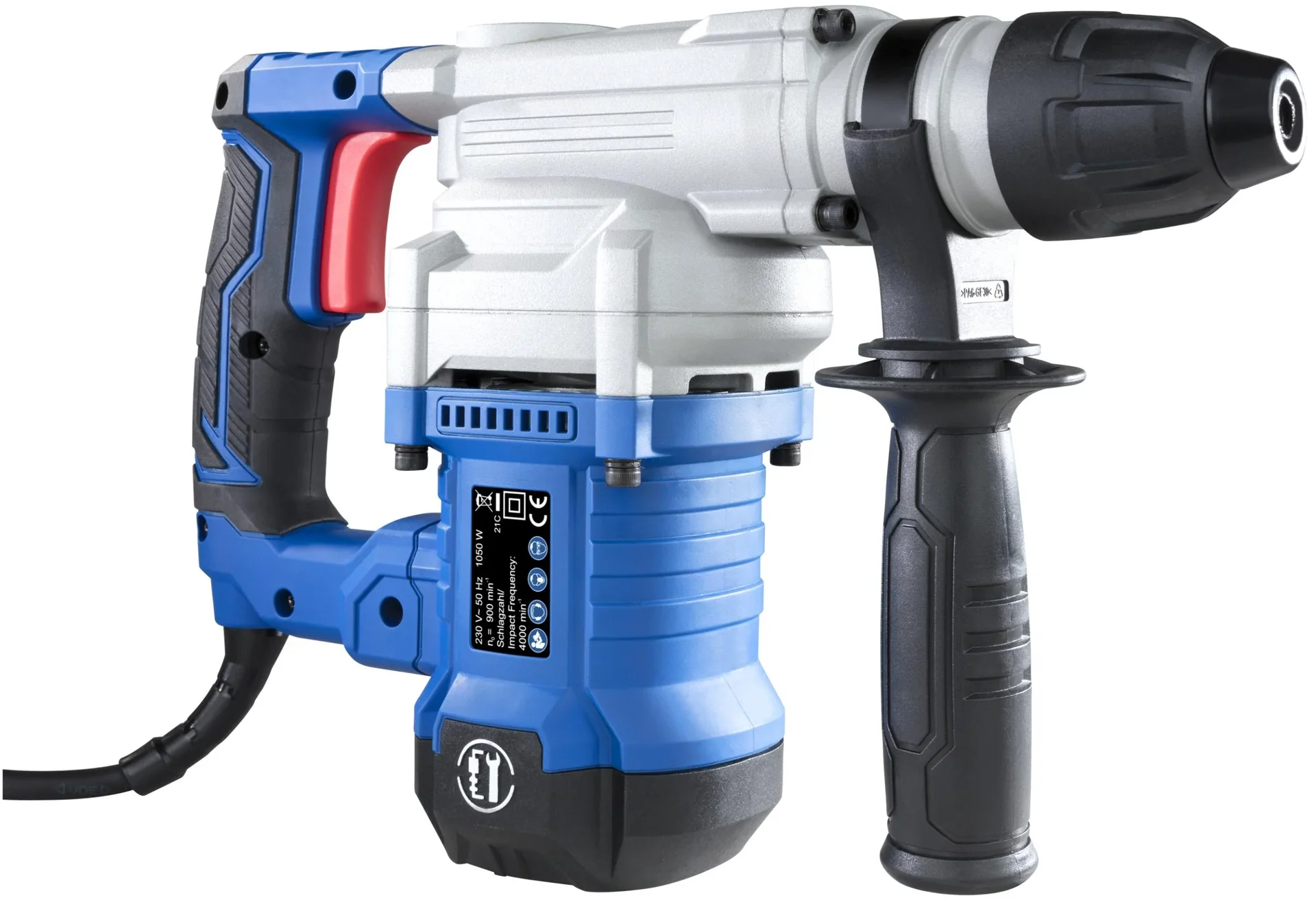 Bohr- und Meißelhammer WBMH1050, SDS-Plus - 9