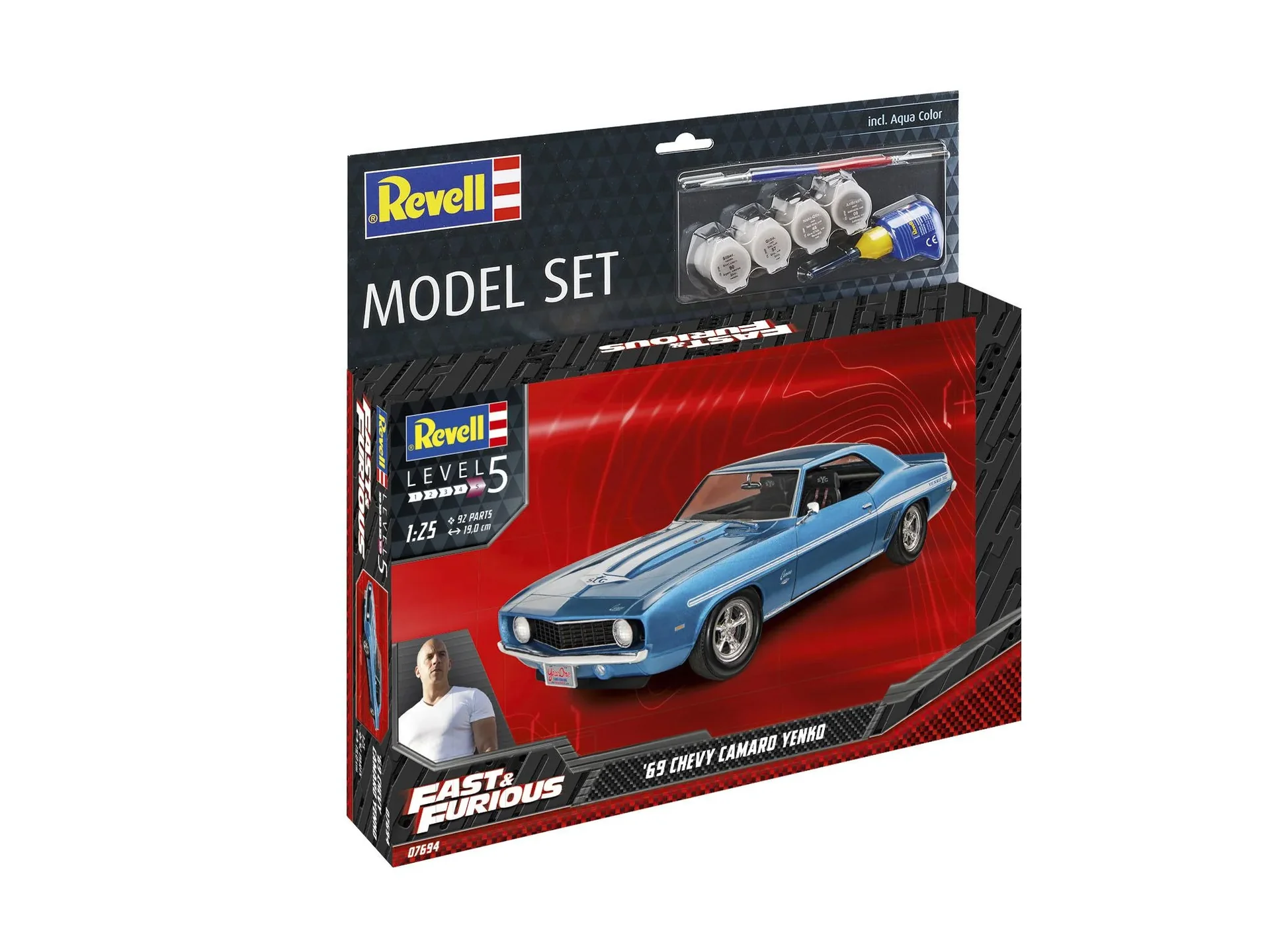 Model Set F&F 1969 Chevy Camaro Yenko - 2