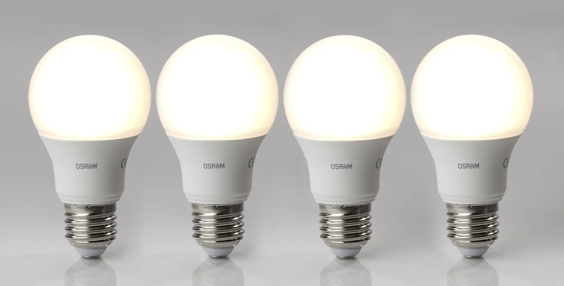 LED Lampe Retrofit mit 8,5 Watt, E27, warmweiß, matt - 4 Stück - 1