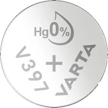 Silberoxid Knopfzelle V396 / V397 / SR59, 1,55 Volt - 1 Stück - 0