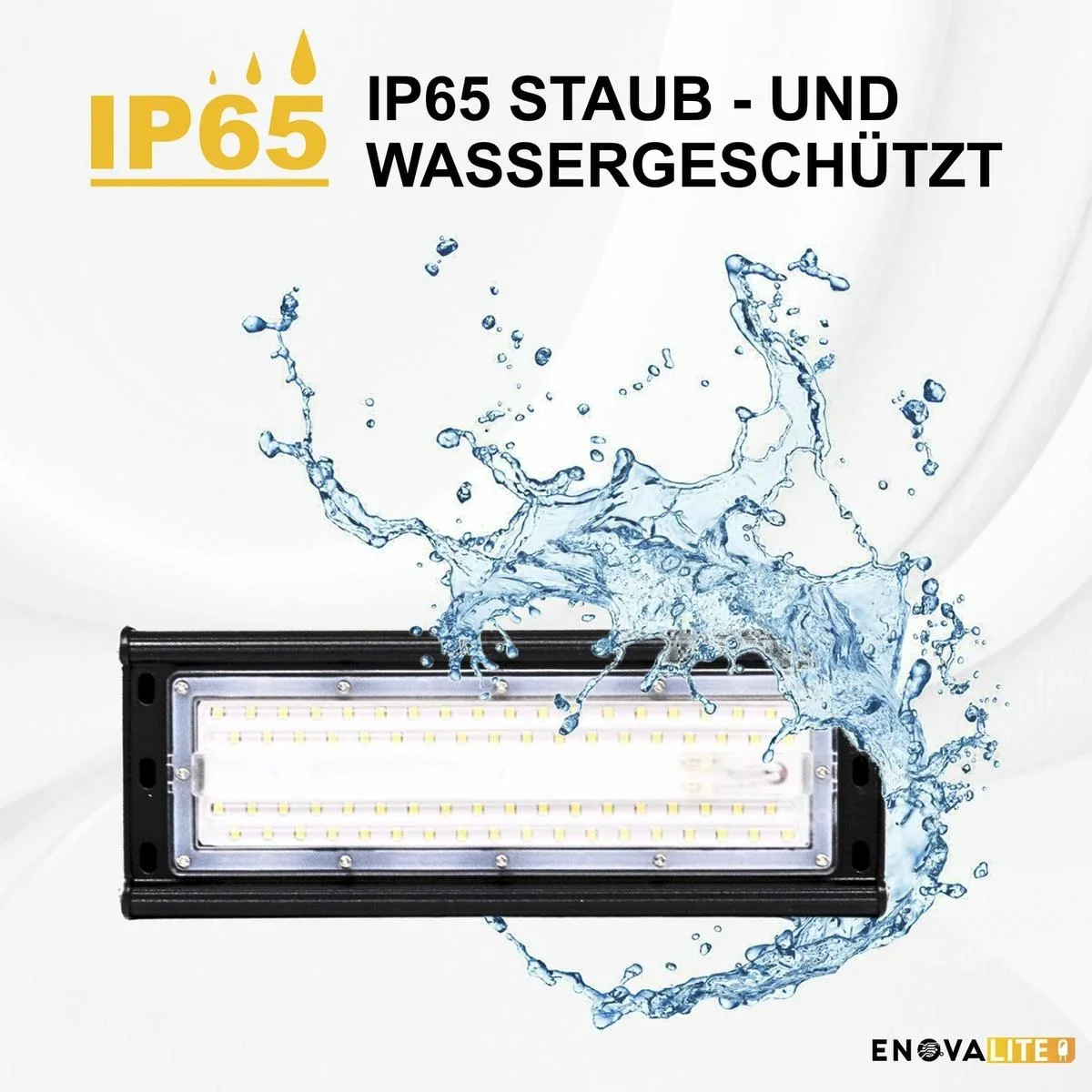 LED-HighBay in linearer Form bietet 50 W, 6000 lm, 5000 K (neutralweiß), IP65 & ENEC-Zertifizierung - 7