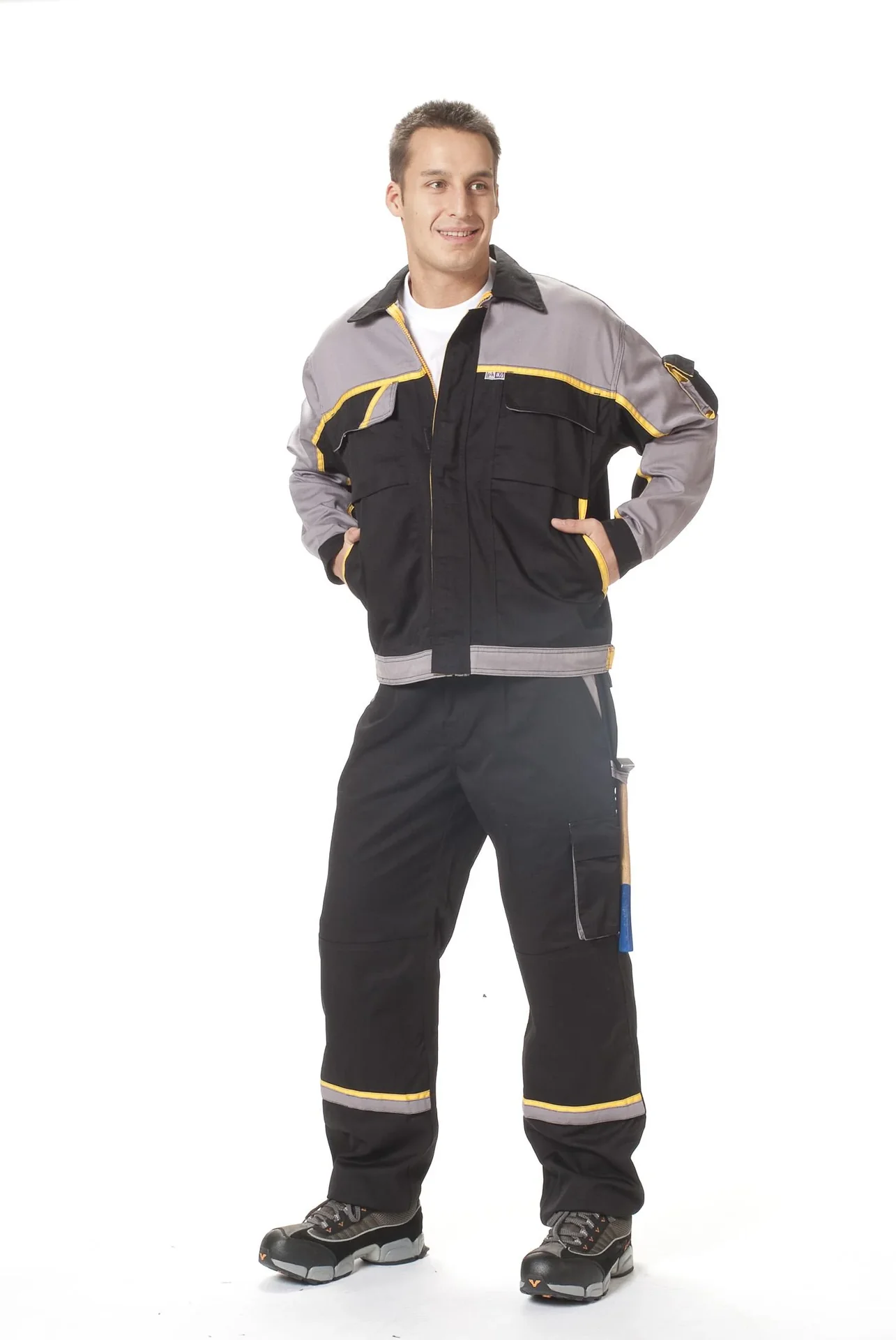 Arbeits Blouson, Farbe schwarz/grau, Gr.48 - 1