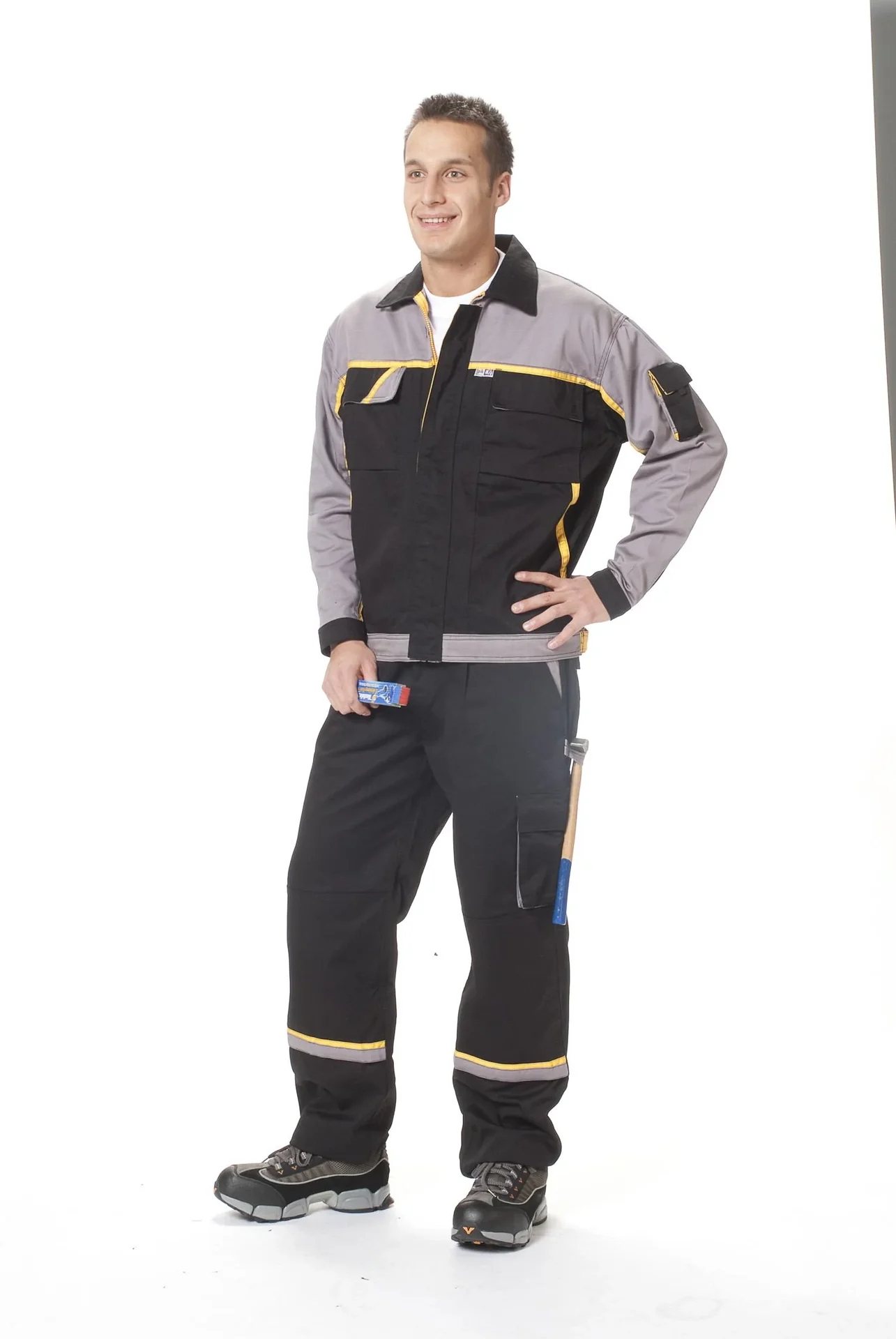 Arbeits Blouson, Farbe schwarz/grau, Gr.48 - 2