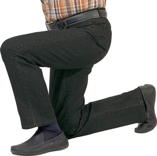 5 Pocket Stretch Jeans, Farbe schwarz, Gr. 52 - 0
