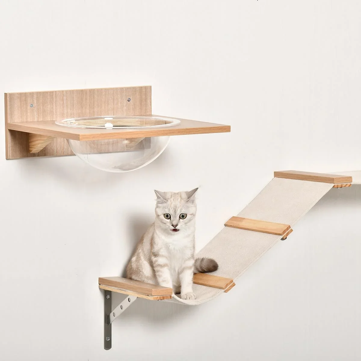 4tlg. Kletterwand für Katzen Katze - 2