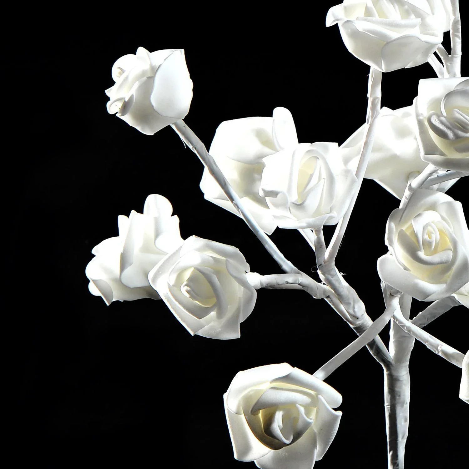 LED Blütenbaum Rosenblüten Lichterbaum Lichterzweig 40 cm - 2