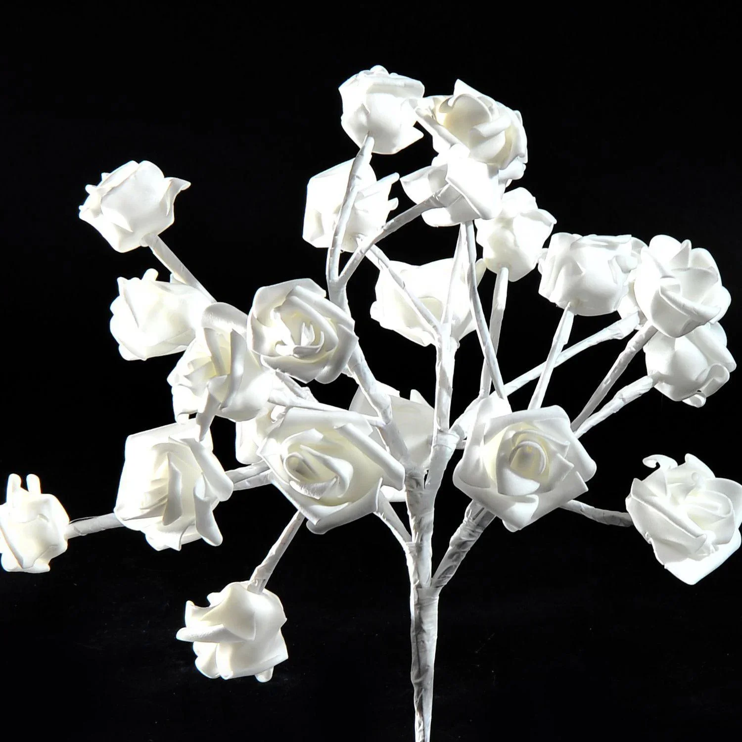 LED Blütenbaum Rosenblüten Lichterbaum Lichterzweig 40 cm - 3