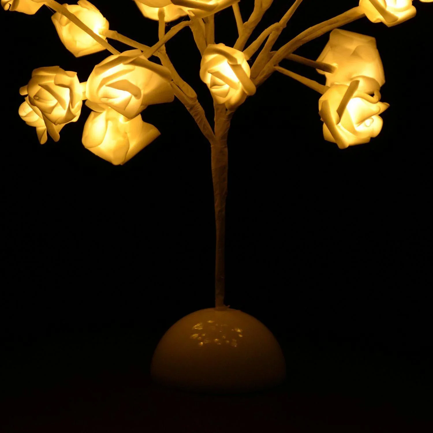 LED Blütenbaum Rosenblüten Lichterbaum Lichterzweig 40 cm - 4