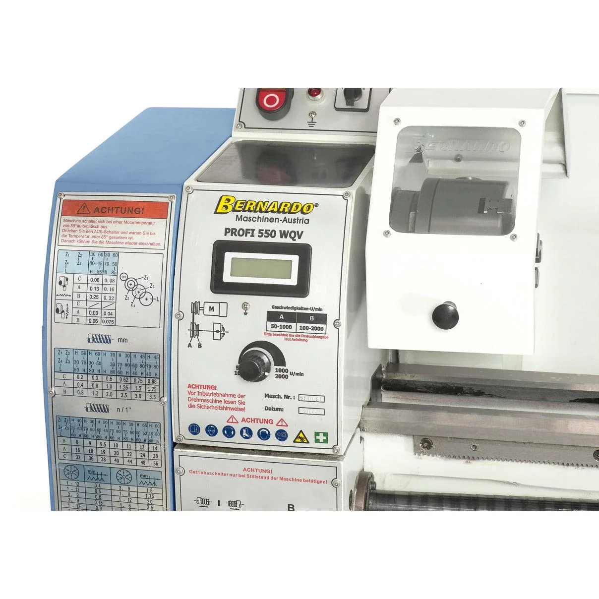 Drehmaschine Bernardo Profi 550 WQV / 230V - 0