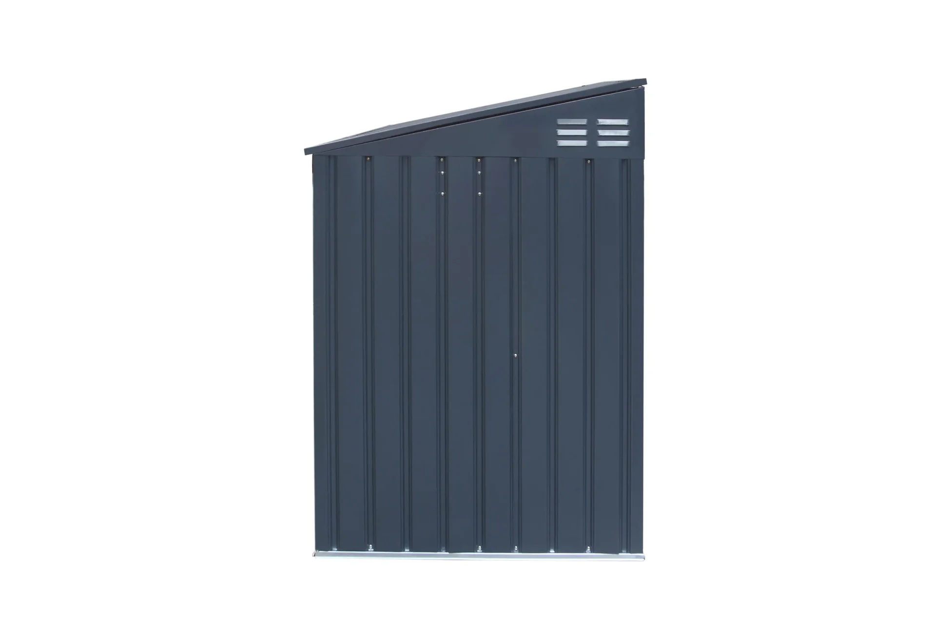 Metall Mülltonnenbox und Aufbewahrungsbox 7x3 anthrazit - 3