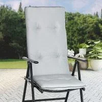 Set aus 6 Kissen hellgrau 120x45x5cm - 1