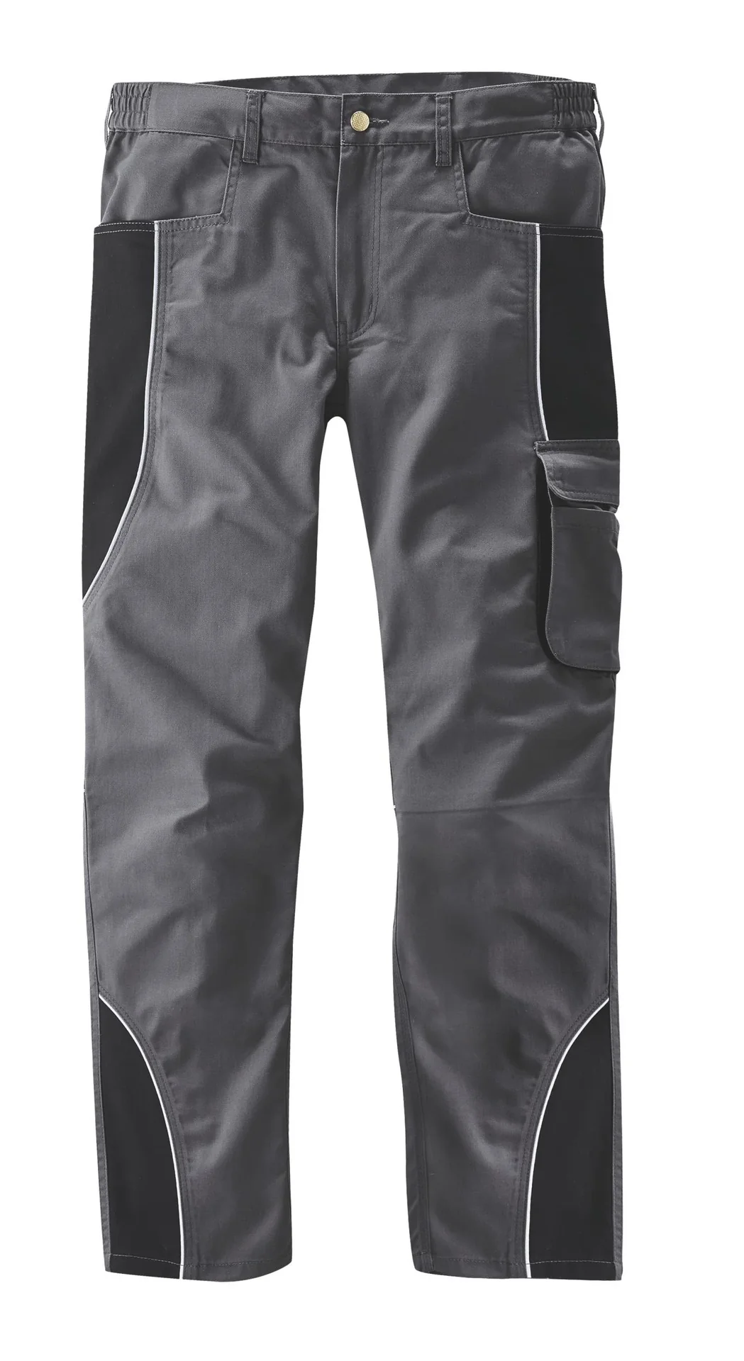Bundhose mit Reflektorpaspel, Farbe anthrazit/schwarz, Gr.60 - 0