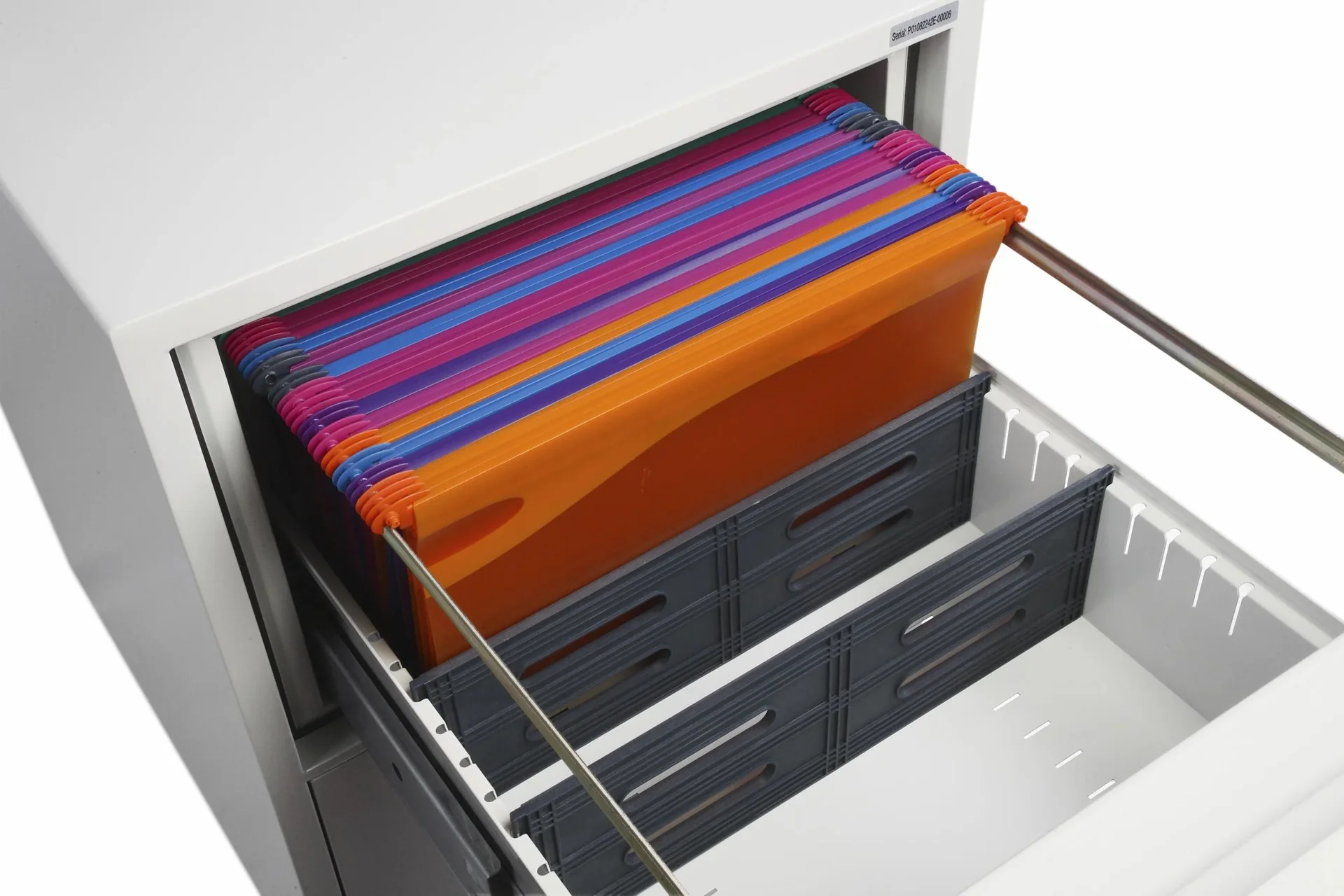Aktenschrank World Class Vertical Fire File mit 4 Schubladen und elektronischem Schloss - 4
