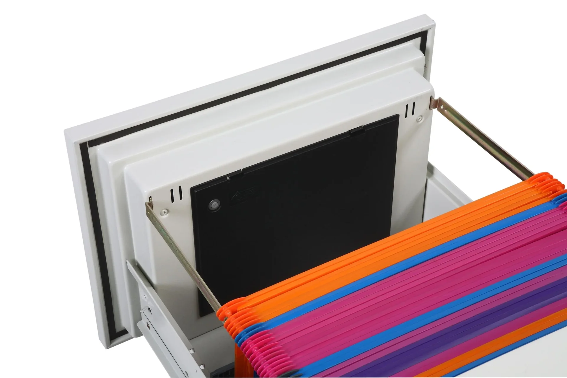 Aktenschrank World Class Vertical Fire File mit 4 Schubladen und elektronischem Schloss - 7