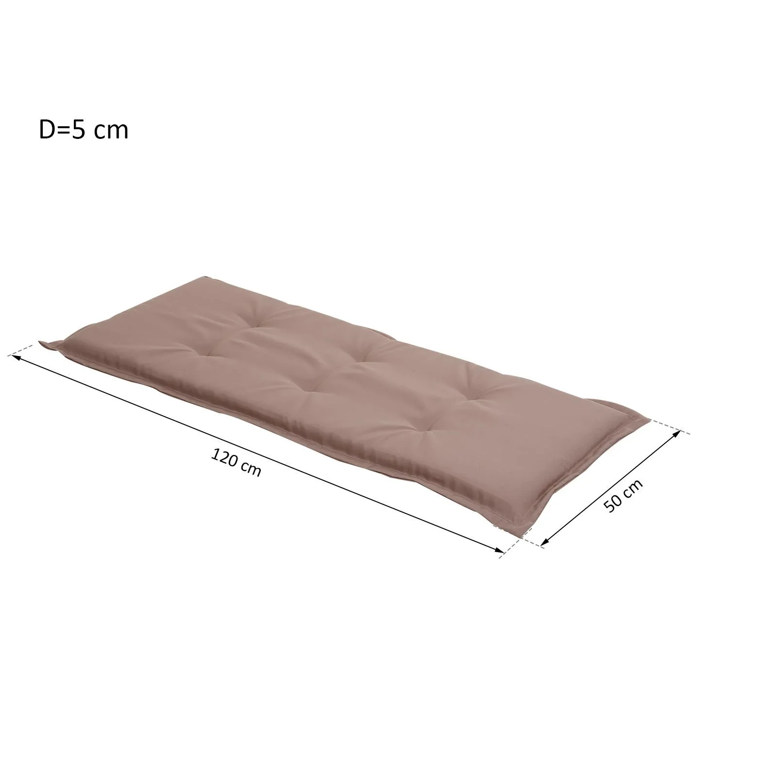 Sofakissenset 2-teilig, Polyester beige - 1
