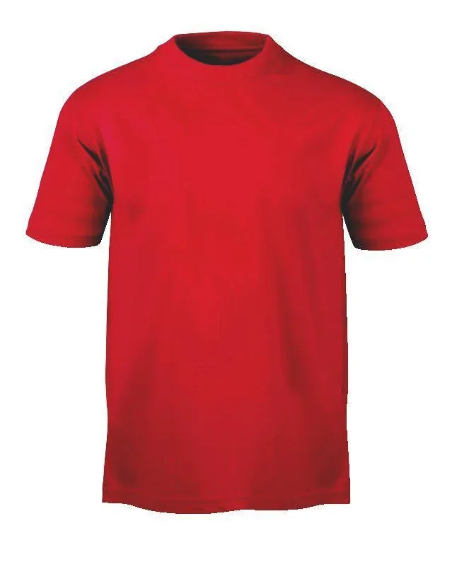 T-Shirt mit Rundhalsausschnitt, Farbe rot Gr.L - 2