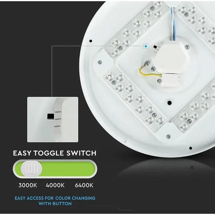 VT-8418-S LED-Deckenleuchte mit Sternschirm - 18W - 1800 Lumen - 6