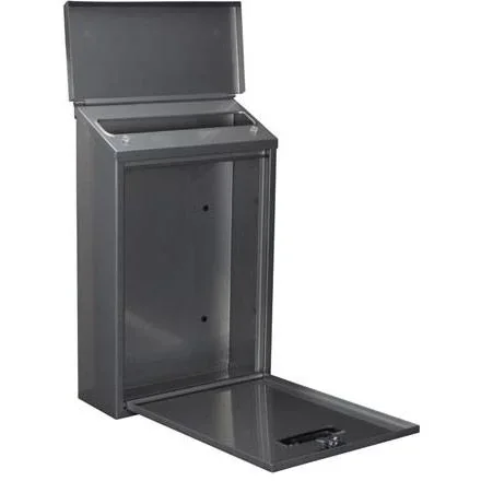Briefkasten Rio Silber - 270x100-395 mm - 1