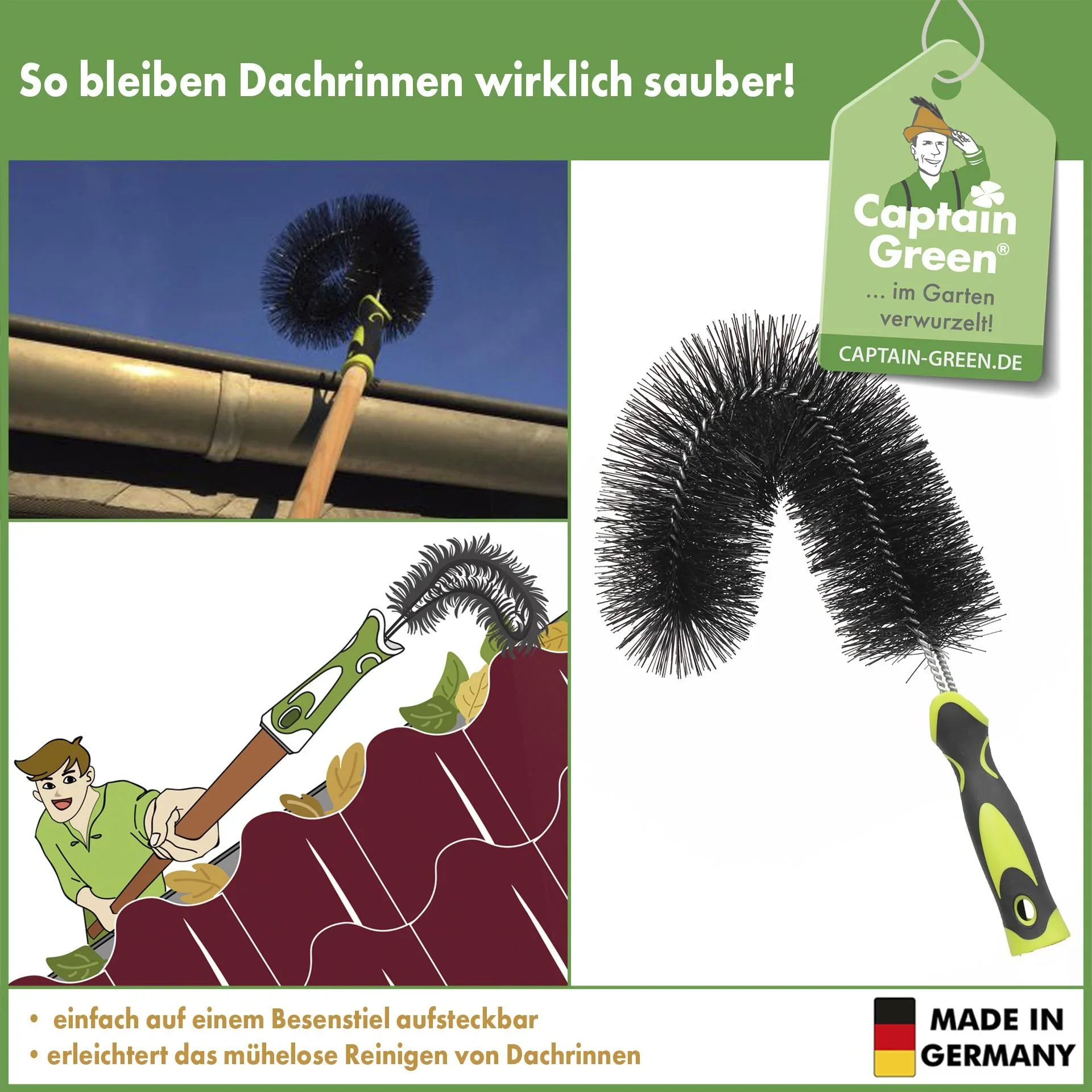 Dachrinnenbürste - 1