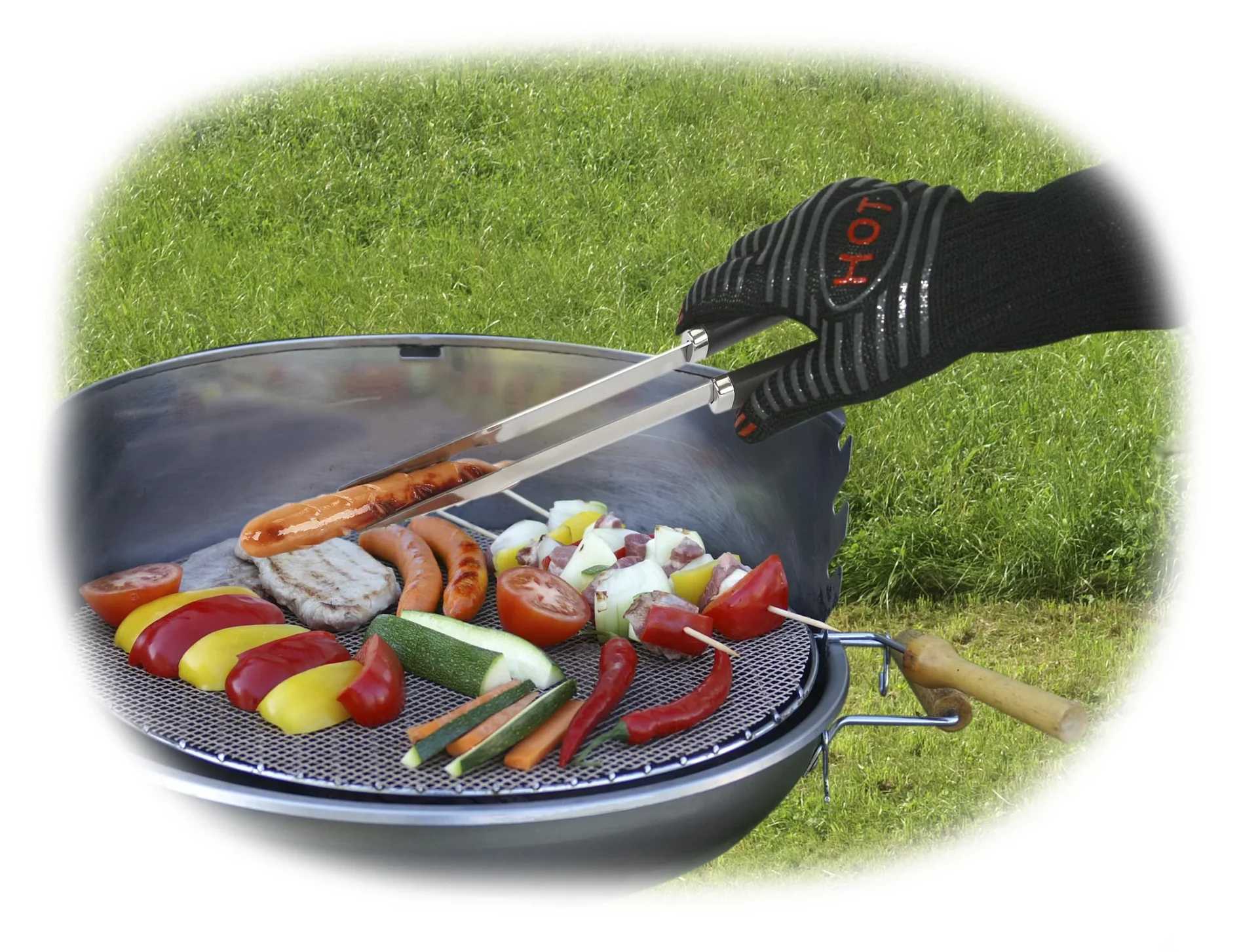 Set Grill- und Backofenhandschuh, 2er - 2
