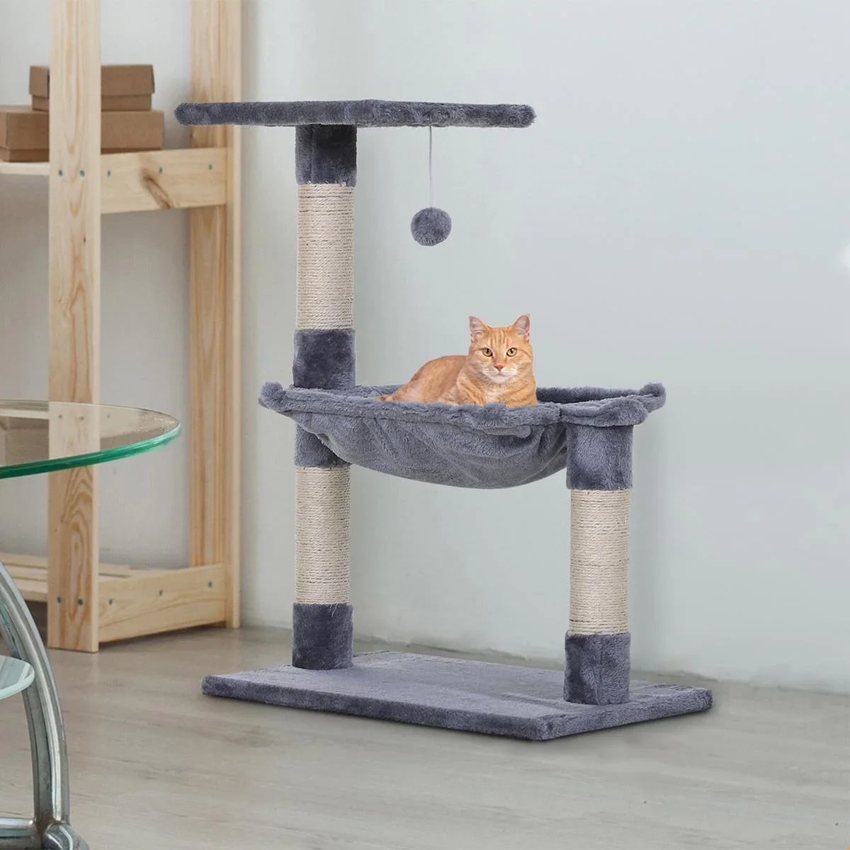 Katzenbaum mit Sisalsäulen beige - 0